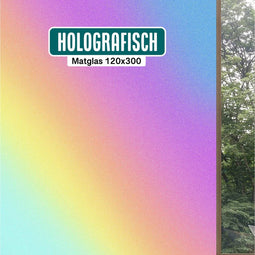 Homewell Holografische Raamfolie HR++ - Zonwerend & Isolerend - 120x300cm Matglas (nieuw)