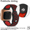 imoshion Siliconen sport bandje - Geschikt voor Fitbit Versa Lite, Versa 2 - Zwart - One Size