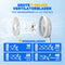 Vulpes Goods® Tech - Ventilator PRO - Draadloos Oplaadbaar - 4in1 Verstelbaar Ultra Stil 12dB - Premium White