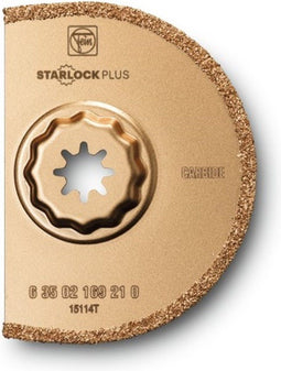 Fein 63502169210 - Starlock Plus Hardmetalen Zaagblad 90 mm - Voor tegelvoegen en pleisterwerk (1 stuk)