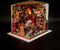 Robotime modelbouw Miniatuur bouwpakket Sam's Study hout/papier/kunststof - 190mm hoog x 225mm breed x 185mm diep - met lampje