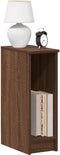 vidaXL - Nachtkastje - met - lade - 20x36x60 - cm - bruin - eikenkleur