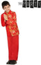 Rood en goudkleurig Chinees kostuum voor jongens - Verkleedkleding