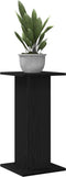 vidaXL - Luidsprekerstands - 2 - stuks - Zwart - Eiken - 30x30x60 - cm - Bewerkt - Hout