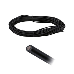 Paulmann Coduo Wire - Losse kabel 20m - Geïsoleerd 2,5 mm² - Zwart