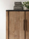 DTP Home Cupboard Soho low, 2 doors,130x90x40 cm, recyceld teakwood and mortex