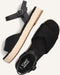 TOMS Abby Sandalen - Wandelsandalen - Gekruiste band - Zwart - Maat 41