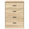 vidaXL - Garagekast - 60x51x85 - cm - massief - grenenhout - sonoma - eikenkleurig