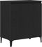vidaXL - Sideboard - Zwart - eiken - Gegentificeerd - hout - 60 - x - 35 - x - 70 - cm