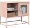 vidaXL - Tv-meubel - 68x39x60,5 - cm - staal - roze