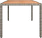 vidaXL - Tuintafel - met - houten - blad - poly - ratten - en - acaciahout - grijs