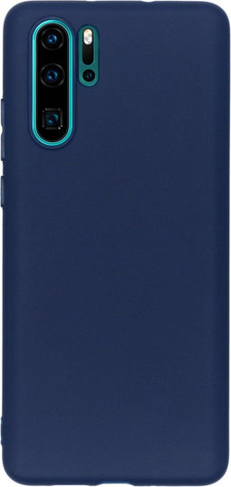 iMoshion Hoesje Geschikt voor Huawei P30 Pro Hoesje Siliconen - iMoshion Color Backcover - Donkerblauw