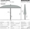 Madison - Parasol Patmos - 210x140 - Rood