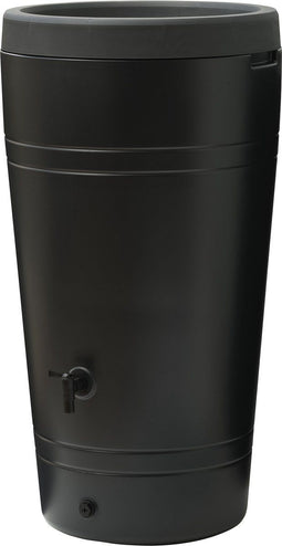 Nature - Regenton - 230L - H110 x Ø59,3cm - antraciet - vaasmodel met afneembare plantenbak