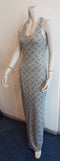 Copy Rite Maxidress - Mouwloos - Split achterkant - Grey melange