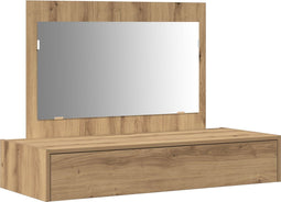 vidaXL - Wandtapijt - Eettafel - Artisan - Eik - 100x40x70 - cm