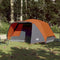 vidaXL - Tent - met - luifel - 4-persoons - waterdicht - oranje