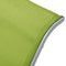vidaXL - Ligbedden - 2 - st - met - tafel - aluminium - groen