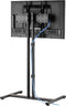 Verrijdbare standaard voor 34-55 inch schermen - Tot 35kg - Zwart