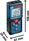 Bosch Professional GLM 40 - Laserafstandsmeter - Geheugenfunctie - Verlicht display