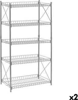 Planken Confortime Metaal 52 x 34 x 110 cm (2 Stuks)