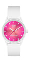 Ice-Watch - Ice Solar Power Coral Reef - Montre Blanche pour Femme avec Bracelet en Silicone - 019031 (Small)