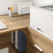 vidaXL - Dressoir - Artisan - Eiken - 38x34,5x75 - cm - Gelaagd - Hout