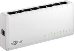 8-poort Gigabit Switch - 10/100/1000 - Wit