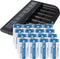 8-voudige snellader en 16 stuks CR123 A Li-ionbatterij met 3,7 volt, 760 mAh