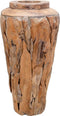 vidaXL - Decoratievaas - 40x100 - cm - massief - teakhout