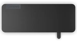 Lenovo USB-C Slim Travel - Reisdockingstation - 8 poorten - 4K @ 60 Hz - Eclipse Black