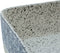 vidaXL - Opzetwasbak - rechthoekig - 46x35,5x13 - cm - keramiek - grijs - en - blauw