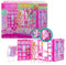 Barbie Super Kledingkast - Modepop met 25+ Stukken en Kaptafel - Roze Glitterkast