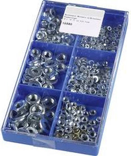 804436 Assortiment moeren, U-schijven, veerringen Inhoud 400 stuk(s)