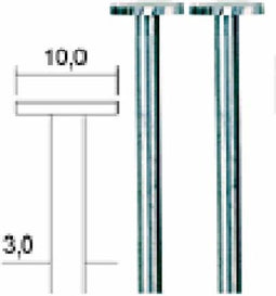 Proxxon 28727 - Frees Schijfvorm Ø 10 Mm - Set van 2 (2 stuks)