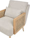 ORUM - Fauteuil - Lichtbeige - Rotan