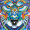 UNIDRAGON Houten Puzzel Voor Volwassenen Dier - Majestueuze Wolf - 99 stukjes - Small 17x24 cm