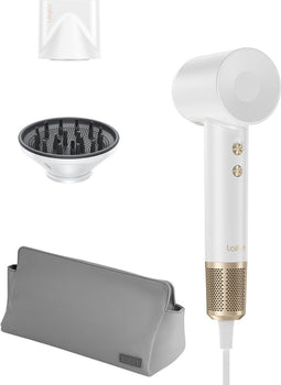 Laifen Swift Premium - Haardroger - Ionische technologie 110000 rpm - Wit/Goud