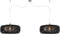 GOOD&MOJO Hanglamp Palawan - Bamboe Zwart - 180x60x25cm - 2L - Scandinavisch,Bohemian - Hanglampen Eetkamer, Slaapkamer, Woonkamer