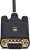 Startech.com 2m USB naar Null Modem Adapter - FTDI USB-A naar DB9 RS232 - ESD Bescherming - Zwart