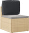 vidaXL - Ligbedkussen - voor - Rugleuning - Zwart - 50x40x12 - cm - Oxford - Stof