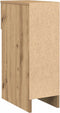 vidaXL - Nachtkastje - met - lade - 20x36x60 - cm - artisanaal - eikenkleurig