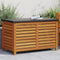 vidaXL - Tuinbox - 90x48x55 - cm - massief - eucalyptushout