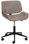 Bureaustoel Bruin Zwart Beige 54 x 61 x 88 cm design