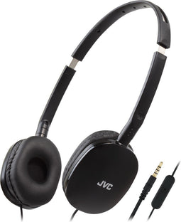JVC HA-S160M - On-Ear hoofdtelefoon - Draaibare oorschelp en microfoon - Zwart