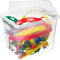 Sunware - Q-line opbergbox 52L transparant metaal - 50 x 40 x 38 cm