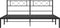 vidaXL - Bedframe - met - hoofdbord - metaal - zwart - 200x200 - cm