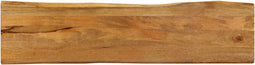 vidaXL - Tafelblad - met - natuurlijke - rand - 160x40x2,5 - cm - massief - mangohout