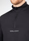 Gorilla Wear Noxen Long Sleeve Shirt - Slim Fit - Reflecterende Details - Zwart - 3XL
