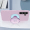 PopSockets PopGrip - Verwisselbare Telefoonbutton en Standaard - Lavendel Glitter (Doorzichtig)